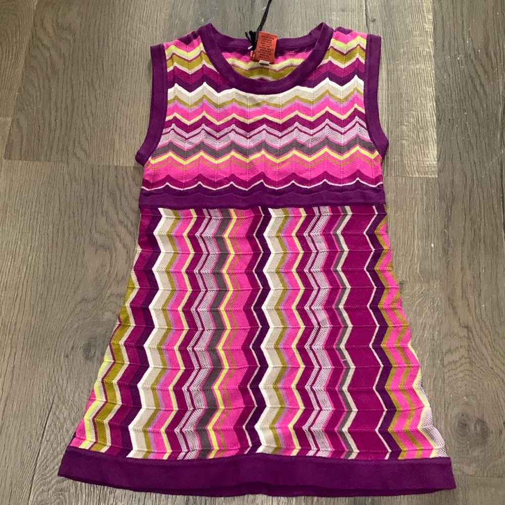 Missoni for Target Women’s Multi-Color Chevron Pattern Sleeveless Tunic Top M